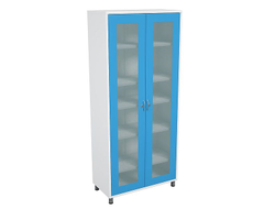 Шкаф-витрина медицинский металлический ШВМр-2.1