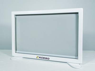 Профессиональное зеркало логопеда АЛМА 670 × 440 × 107 мм с подсветкой