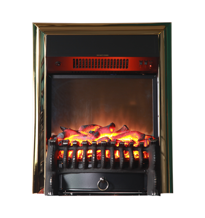 Электрокамин FOBOS GLS Brass