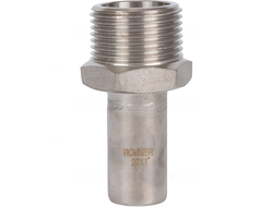 Вставка ROMMER переходная НПр-НР, 22х1 из нержавеющей стали прессовой