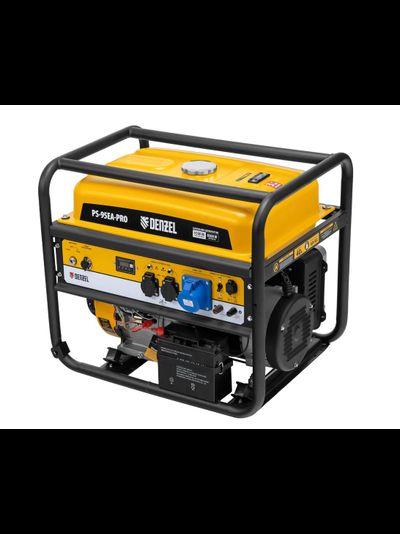 Бензиновый генератор Denzel ps-95ea-pro, 9.5 квт, 230 в, 40 л, разъём ats, электростарт 946935
