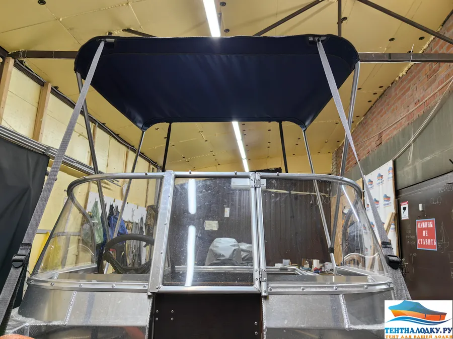 Биминитоп на лодку Вятбот 390