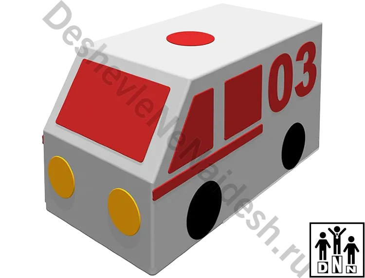 Контурная игрушка «Машина скорой помощи»