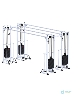 "Тонус" 60/80/100 кг двойной кроссовер