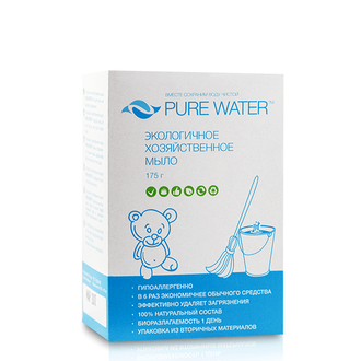 ХОЗЯЙСТВЕННОЕ МЫЛО PURE WATER 175 Г