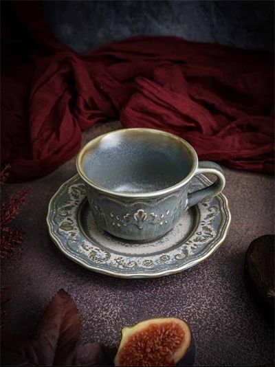 Блюдце d 15 см h 1,8 см, фарфор