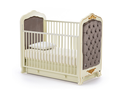 Детская кровать Nuovita Fulgore Swing поперечный маятник Vaniglia/Ваниль