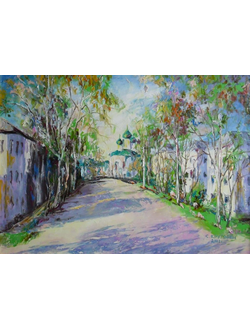 Пейзаж Весна в Пошехонии Круглова Ирина