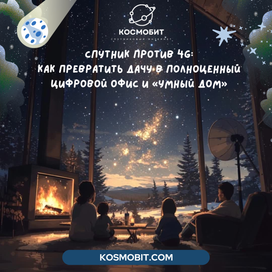 Спутник против 4G: как превратить дачу в полноценный цифровой офис и &laquo;Умный дом&raquo;