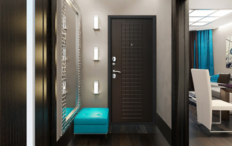 Гарда муар венге 60 мм полотно 1,2 мм металл