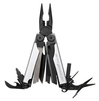 Мультитул LEATHERMAN wave, 17 функций,  черный [832458]