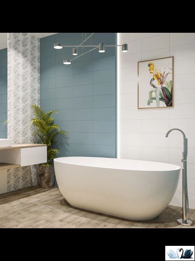 Плитка Axima Белая Люкс 30х60 см настенная глянцевая