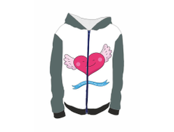 Толстовка 3D с полной запечаткой #9 на День влюблённых, 14 февраля