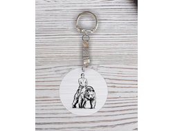 Брелок с гравировкой с Путиным №13