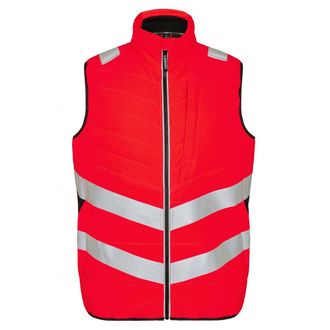 Сигнальный стеганый жилет Engel Safety 5159-158 красный/черный