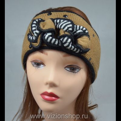 Повязка на голову с бантом Vizio 4958