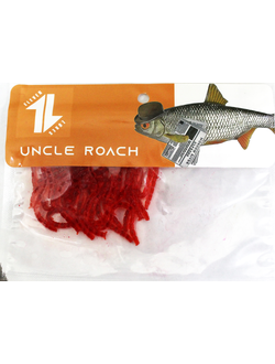 Силиконовый мотыль Eleven Lures Uncle Roach Classic Red 0,6