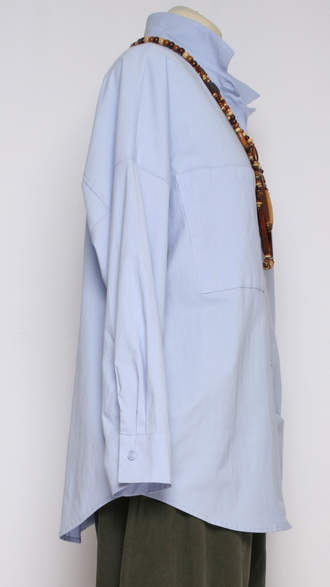 РУБАШКА "КЛАССИКА" голубая р.48-52
