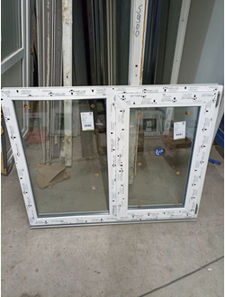 01000-Окно пластиковое. Ширина -1000 Высота-1000.Профиль 60 , 32 стеклопакет, ПОВОРОТНО- ОТКИДНОЕ (ПРАВОЕ) Артикул: 00000414