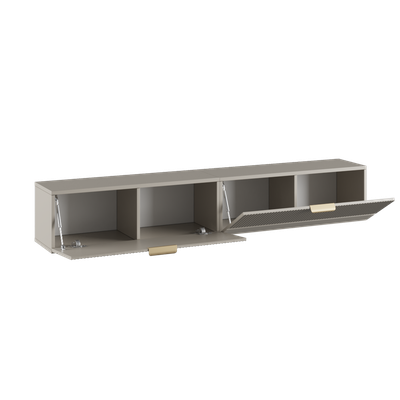 Орнелла тв тумба Кашемир / МДФ Бежевый матовый