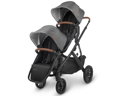 Коляска прогулочная для двойни/погодок UPPABaby Vista V2 Greyson Графитовый Меланж (прогулка 2шт)