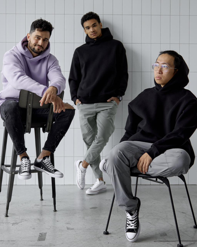 С чем носить Кеды Converse All Star черные мужчинам фото