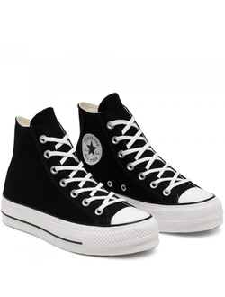 Кеды Converse All Star Lift High Top Black 2 фото