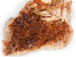 Ванадинит, кристаллы на породе, Марокко (65*39*18 мм, 66 г) №35878