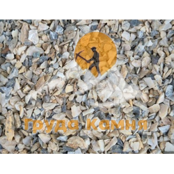 Медовая мраморная крошка, фракция 3-5 мм