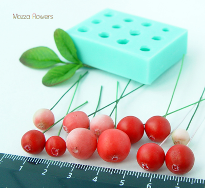 "Брусника" силиконовый молд