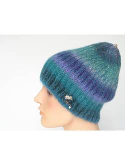 Шапка Vizio Италия 1122 CYO разноцветная зимняя вязаная