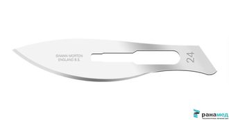 Лезвия Сванн-Мортон №24 (высокоуглеродистая сталь)