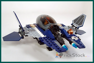 # 7661 Истребитель Джедаев с Кольцом Гиперпривода / Jedi Starfighter with Hyperdrive Booster Ring (2007)