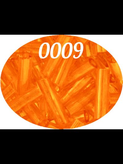 Стеклярус Zlatka 6мм 10гр цвет № 0009 оранжевый