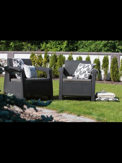 Комплект мебели Корфу Уикенд графит