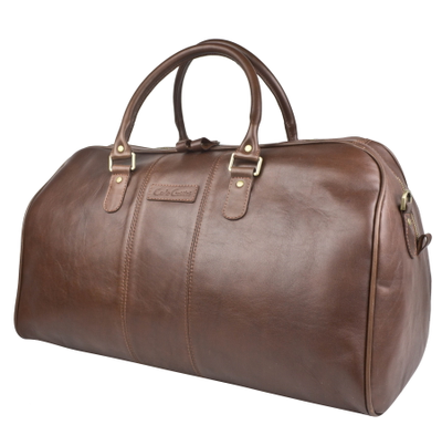 Кожаная дорожная сумка Campelli Premium brown (арт. 
4014-53)
