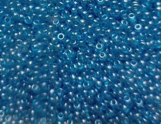 Бисер чешский круглый preciosa 10/0, голубой (66030), 50 грамм