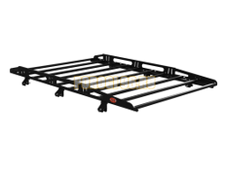 Багажник алюминиевый крашеный разборный 6-ти опорный 2,1х1,2м, 16кг, на УАЗ Пикап, УАЗ Патриот 2005- с дугами на крыше. (01.394.30)