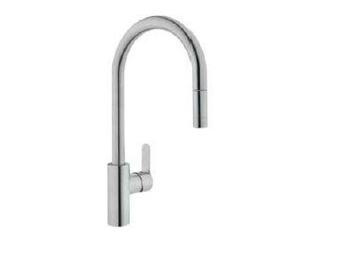 Смеситель Vitra Inox для кухни, с выдвижным изливом, A42153EXP