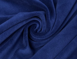 Бархат-стрейч синий