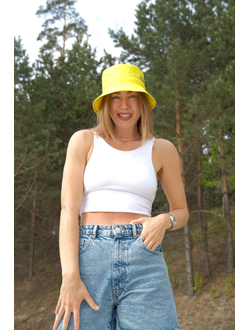 Панама взрослая желтая (мяч классический/пляжный)