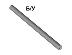 ! Б/У - Hose, Pneumatic 4mm D. 154L / 123.2cm, Light Bluish Gray (5102c154) - Б/У