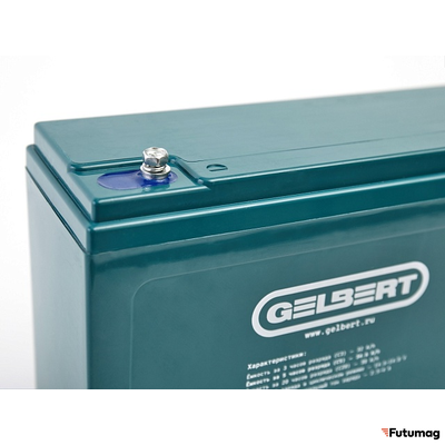 Тяговый аккумулятор Gelbert 6-EVF-32 (12V34.6A/H C5)