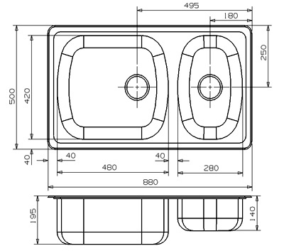 Мойка Reginox Vancouver R OKG lux