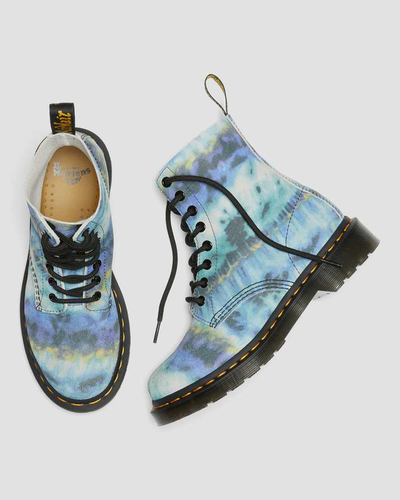 Ботинки Dr. Martens 1460 Pascal Tie Dye Blue