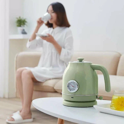Электрочайник Xiaomi Qcooker Retro Electric Kettle с температурным датчиком QS-1701 Green RU