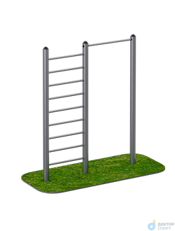 Турник с лестницей
