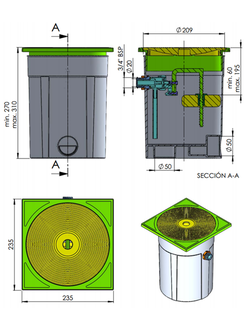 Регулятор уровня воды пластиковый Astral