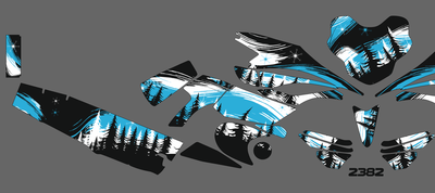 Наклейки на снегоход Yamaha nytro Nitro #2382