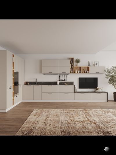 Кухня «Фортуна» Бежевый модульная